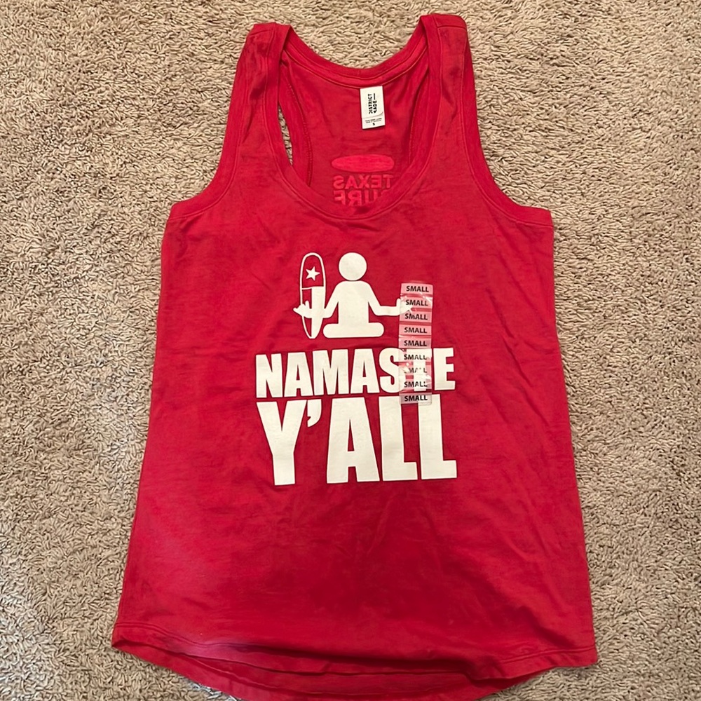 Namaste y’all tank top